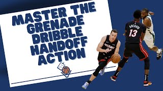 Master the Grenade Dribble Handoff Basketball Action