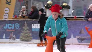 Schoolschaatsen op de ijsbaan