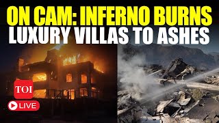 California WildFires LIVE I Luxury Beachfront Villas Reduced To Ashes; Los Angeles 'Hell' On Cam