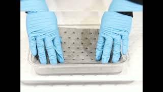 Universal Absorbent Pads Water Absorption Effect Demonstration