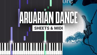 Aruarian Dance - Nujabes - Piano Tutorial - Sheet Music & MIDI