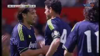 Goal - Fernando Morientes - Manchester United 1 x 2 Real Madrid - Friendly Match 2013