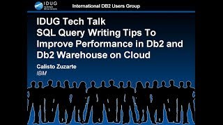 SQL Query Writing Tips to Improve Performance in Db2 and Db2 Warehouse on Cloud