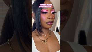 Valentine’s Day Inspired Makeup 🩷 #eyeshadowtutorial #valentinesmakeup
