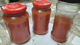 Tomato puree।  টমেটো  পিউরি সহজেই বানিয়ে নিন বাড়িতে।