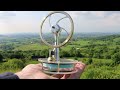 ks90 solar stirling engine. running from just direct sunlight outdoors