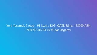 Ə.Əhmədov 15 - 2 ot. 91 kv..m QAZLI bina - 68.000 AZN +994503150415 Vüqar Əsgərov www/myhouse.az