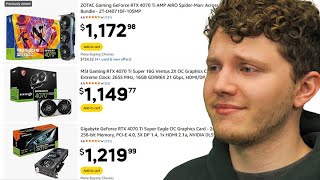 the PC parts market kind of sucks right now...