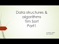 Tim Sort Algorithm Part 1 Scala