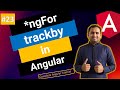 ngFor trackby Angular | trackby in angular | Angular Tutorial