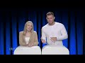 bachelor stars colton underwood u0026 cassie randolph face off in ellen’s internet debate club