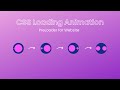 How to Create a Cool CSS Loading Animation | CSS Preloader Animation Effect | Step by Step