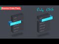 CSS Isometric Menu Hover Effects | HTML CSS 3D Menu @Easy Editing Tutorial