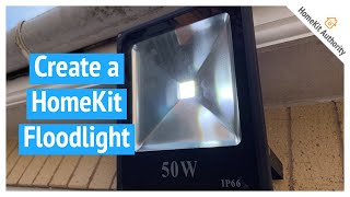 How to make a HomeKit floodlight on a budget with Motion
