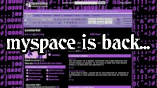 Let's explore SPACEHEY! The modern MySpace :3
