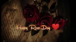 Happy rose day 🌹| Rose day status | 7 February whatsapp status | Romantic Shayari status #roseday