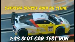 Carrera Go 1/43 Track with SCX Scalextric Compact Audi R8 Cars from Aliexpress