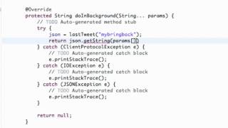Android Application Development Tutorial 153 Reading JSON information YouTube