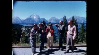 8mm Kodachrome / Bolex D8L - Holiday Road, Driving to the Tetons in the 50's