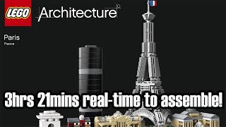 Assembling LEGO Architecture 21044 Paris Skyline Collection - Timelapse