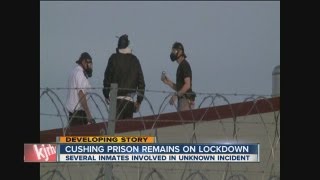 Cushing prison on lockdown after inmate disturbance