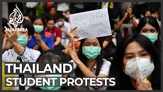 Thai student protests flare over opposition party ban
