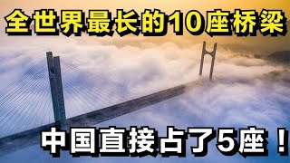 世界上最长的10大桥梁，中国直接占了5座，你都见过哪几座？