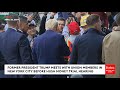 VIRAL MOMENT Trump Greets Construction Workers At NYC Site