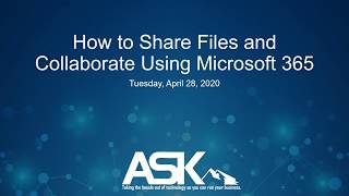 How to Share Files and Collaborate Using Microsoft 365