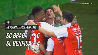 SC Braga - SL Benfica: Desempate por Penáltis