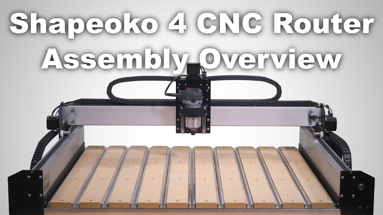 How To Assemble The Shapeoko 4 Cnc Router Youtube
