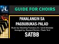 PANALANGIN SA PAGBUBUKAS-PALAD (SATBB) GUIDE FOR CHOIRS