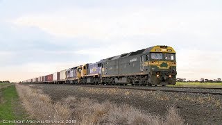 7901V Mildura Containers On Standard Gauge - PoathTV Australian Trains \u0026 Railways