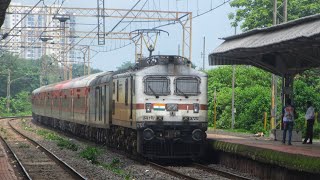 1st LHB Run Of 12202/Kochuveli - Mumbai LTT Garib Rath Exp Leads By Offlink TATA WAP7