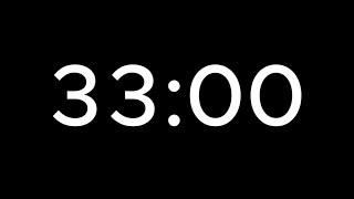 33 min timer with alarm | Countdown Timer