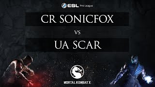 Mortal Kombat X - ESL Pro League Season 2 Finals - Grand Final - cR SonicFox vs UA Scar