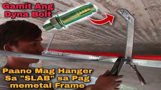 Paano Mag Hanger sa SLAB para sa Pag Metal Frame Step by Step