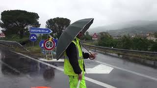 Maltempo in Emilia: fino a venerdì chiusa la E45 ai mezzi pesanti. Risolta frana sulla Marecchiese