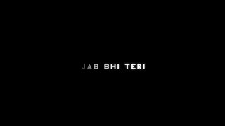 Jab Bhi Teri Yaad Aayegi - LOFI ( Slowed + Reverb ) Black Screen Lyrics Video🥀VISHAL EDITOR'S STATUS