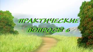 ПРАКТИЧЕСКИЕ ВОПРОСЫ 6