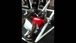 Natural Pro Chidi Ekebere Squats 16 plates on Hack.