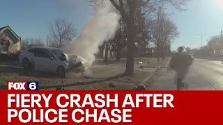 Milwaukee police chase, crash near 76th and Fairmount | FOX6 News Milwaukee