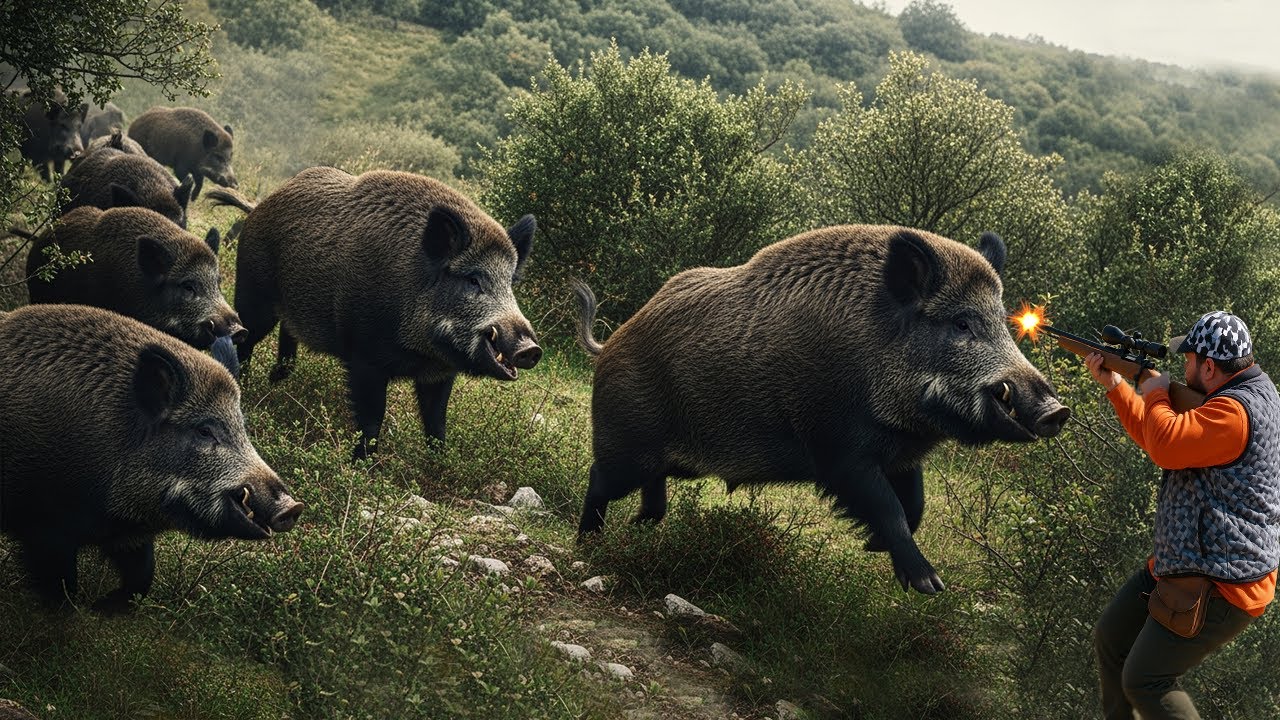 Giant Wild Boar Hunting How Farmers Deal With Millions Of Invading