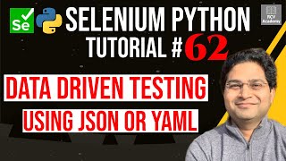 Selenium Python Tutorial #62 - Data Driven Testing using JSON or YAML