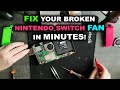 FIX your BROKEN/LOUD Nintendo Switch Fan with and WITHOUT tools! (thermal paste at end)