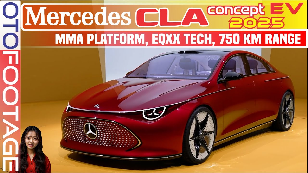 2025 Mercedes-Benz CLA-Class EV Concept Revealed | Previews Tesla Model ...