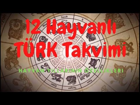 Takvim Bilgisi, 12 Hayvanlı Türk Takvimi, Hicri, Celali, Rumi, Miladi ...