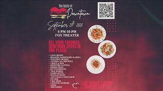 Taste of Downtown 2025 happening Thursday night at Fox Theater