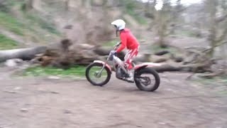 GasGas TXT280 and Montesa 314r Trials Practice