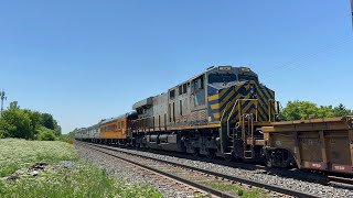 CN 120 100 anniversary leading+ Business cars at end!